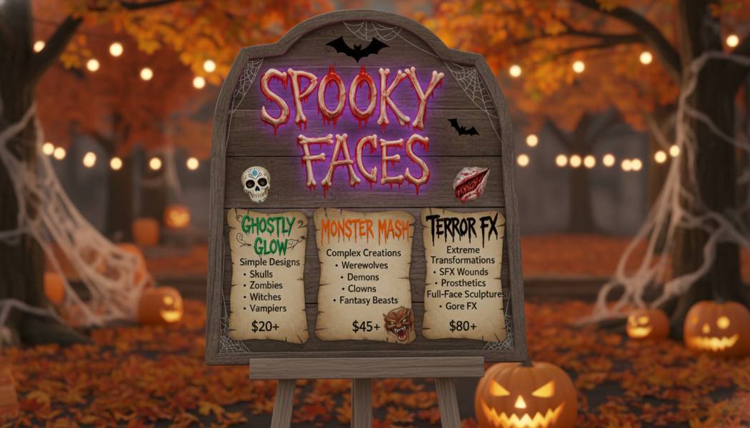 Dịch Vụ Vẽ Mặt Halloween Tại Long An. Ảnh 4